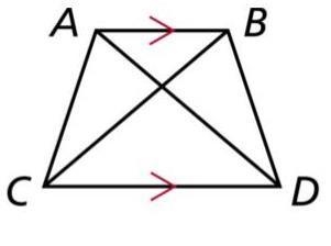 S А. B D с Given ABCD is an isosceles trapezoid with BC=9x+1 and AD=12x-11, find the-example-1