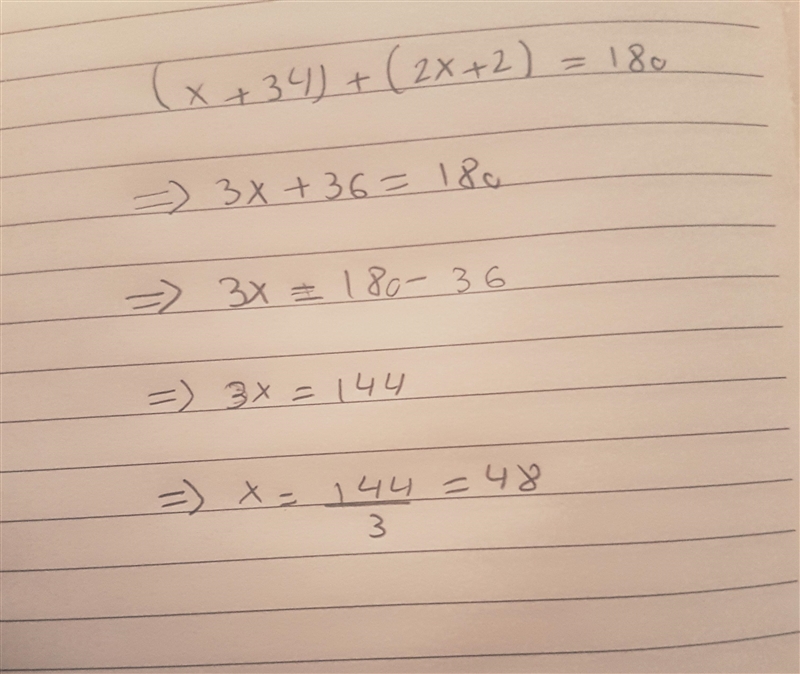 What is the value of x ​-example-1