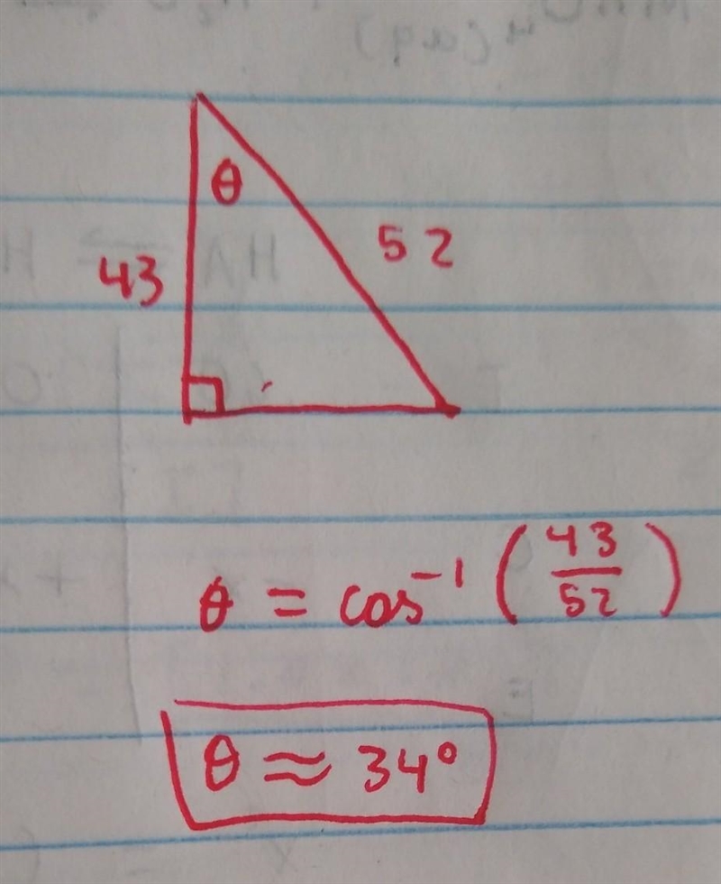 Solve for the missing angle. Round to the nearest degree.-example-1