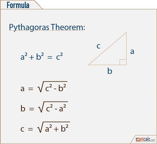 What's the formula for Pythagorean theorem-example-1