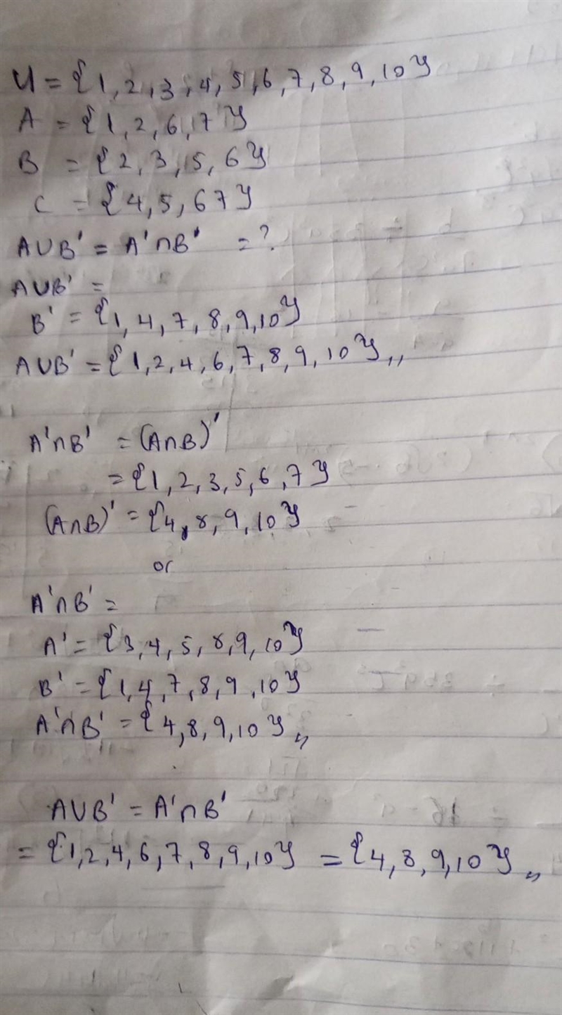 if you is equals to 1 2 3 4 5 6 7 8 9 10 and a is equal to 1267 b is equals to 2 3 5 6 and-example-1