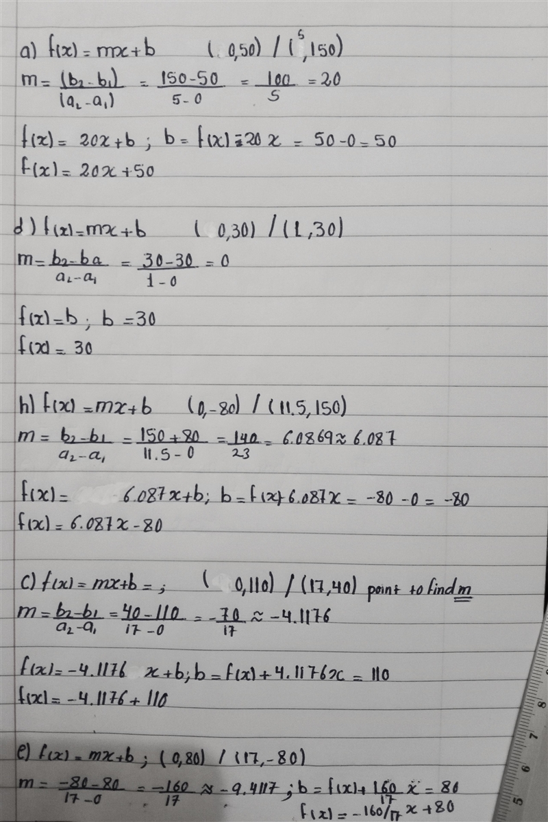 Write an Equation for each of the lines on the graph.-example-1