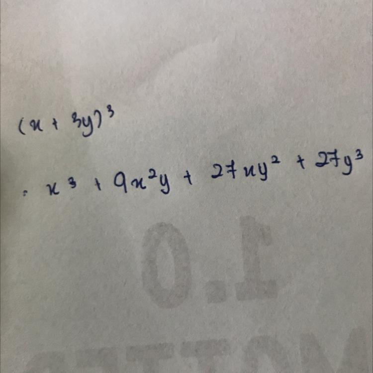 What is the expanded form of ( x + 3y )³​-example-1