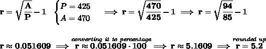 3. A. 0.052% B. 5.2% C. 5.4% D. 105%-example-1