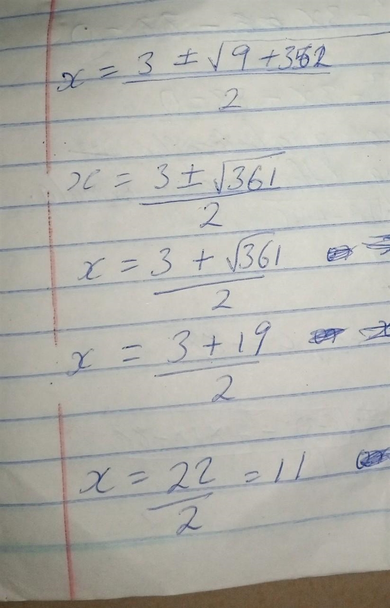 Solve the equation log10 \: ( {x}^(2) - 3x + 12) \: = 2 ​-example-2