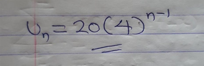 Write a recursive rule for the sequence. 5. – 20, 80, 320, 1280,-example-1