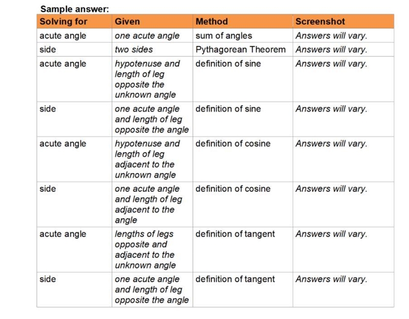 This activity, you will practice finding the side lengths and angle measures of various-example-1