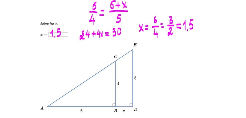 Solve for x. x= please help me I need this !!!!!!!! !-example-1