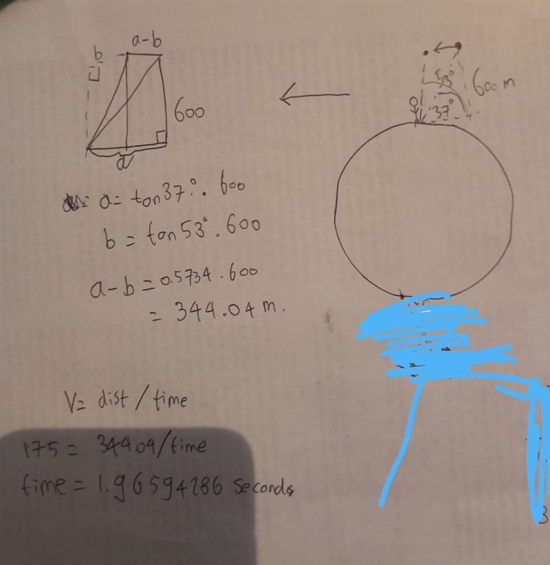 (V. An aeroplane is flying parallel to the Earth's surface at a speed of 175 m/sec-example-1