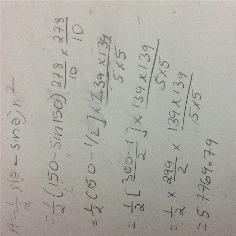 Find the area of the shaded region. Round to the nearest tenth-example-1