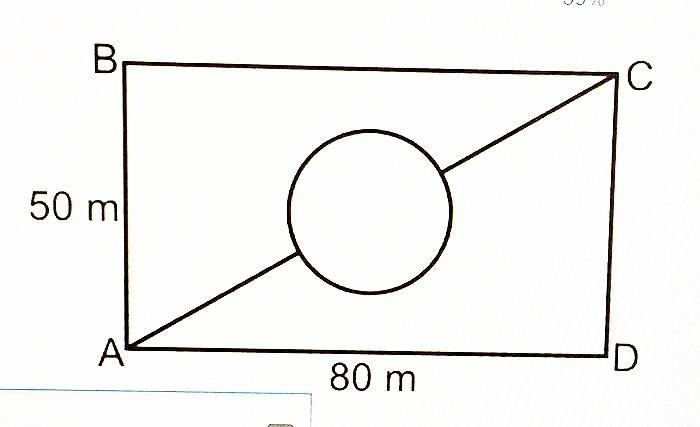 ABCD is a rectangle that represents a park. The lines show all the paths in the park-example-1