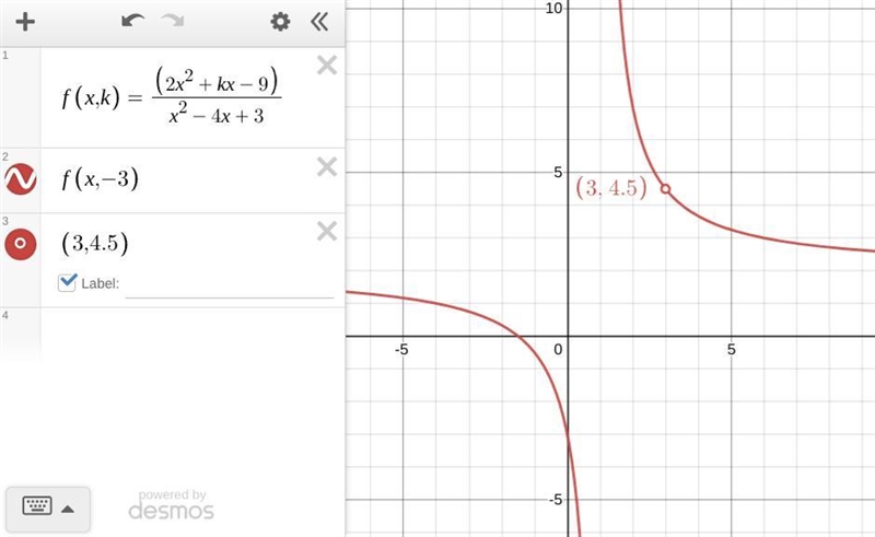 Does a value of k exist such that the following limit exists? if so, find the value-example-1