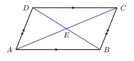 Craig wants to prove that if quadrilateral ABCD has diagnols that biscet each other-example-1