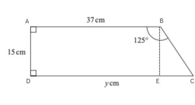 The diagram shows a trapezium Work out the value of y . Give your answer correct to-example-1