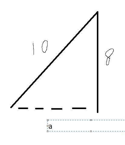 A ladder that is 10 feet long leaning against a wall perpendicular to the ground. The-example-1