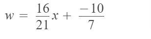 I need help ASAP!!! 8(2w=-2)=7(3w+2)-example-1