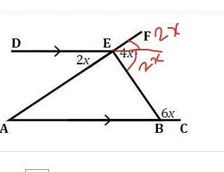 Please answer this!: Find the value of x in each case...-example-1