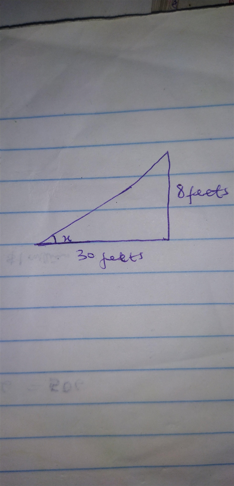 A soccer player is 30 feet from the goal line. He shoots the ball directly at the-example-1