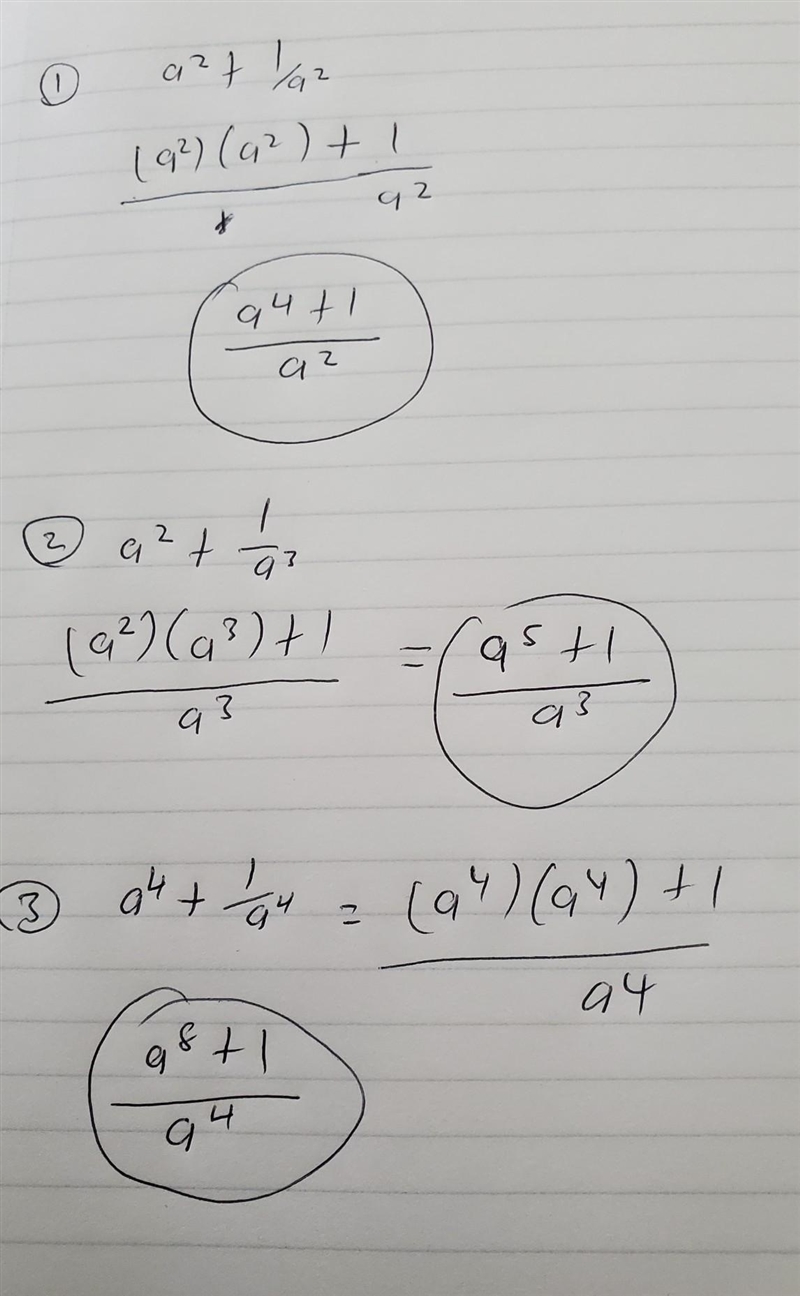 If a = 4-√15, then what is the value of : 1) a² + 1/a² 2) a³ + 1/a³ 3) a∧4 + 1/a∧4-example-1