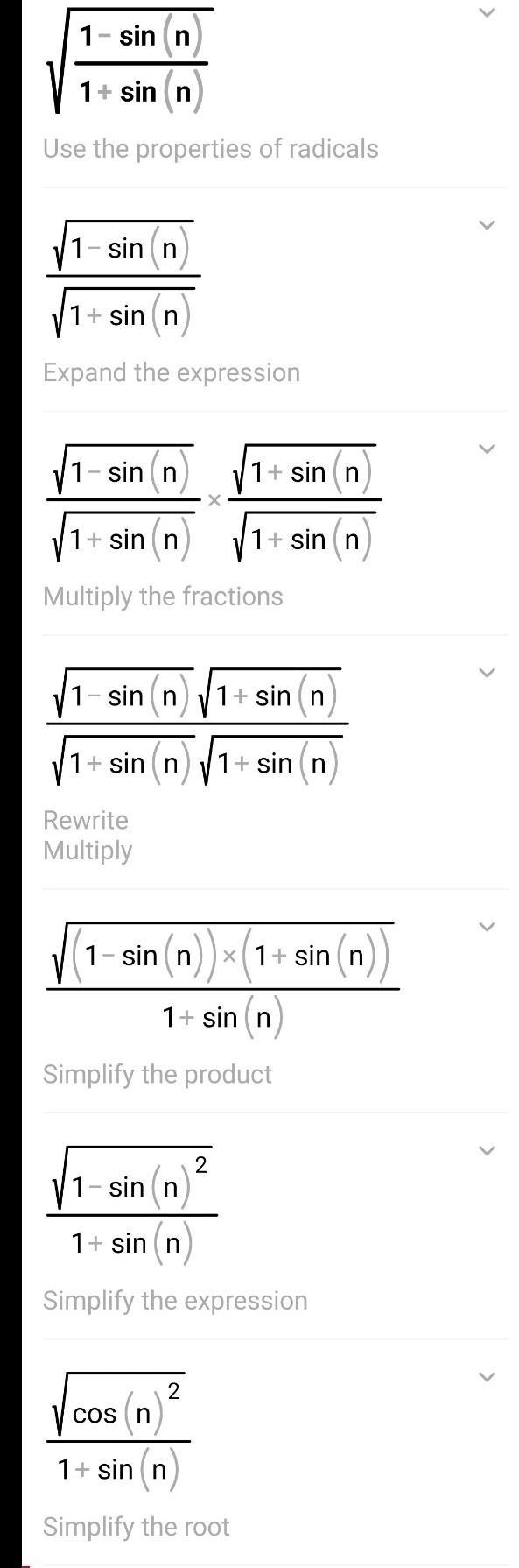 Evaluate: \sqrt{ \frac {1 - sin(x)}{1 + sin(x)​​}} \\ Solve this problem please..​​-example-1