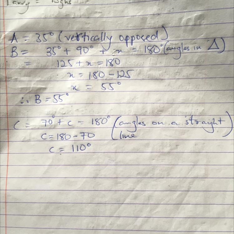 (please do step by step so I can understand) What are the measures of Angles a, b-example-1