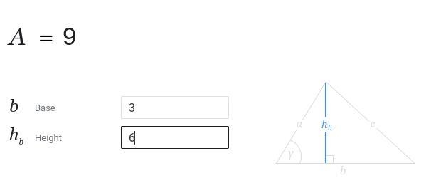 Find the area of each triangle . Units are not to scale .-example-4