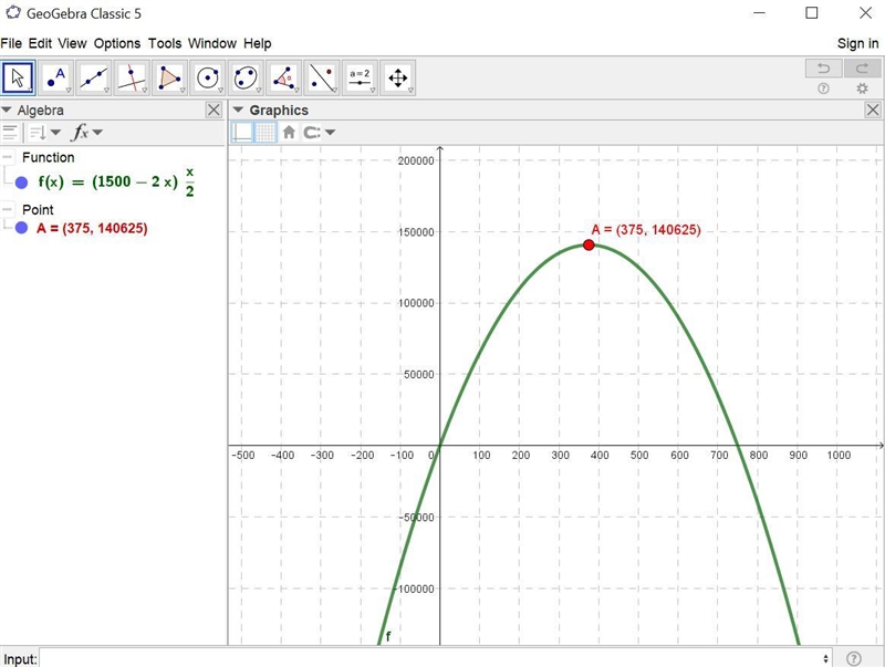 How would I do the last question if the equation of the graph has been given? Could-example-1