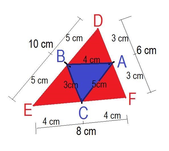 Points A, B, and C are midpoints of the sides of right triangle DEF. Triangle A B-example-1