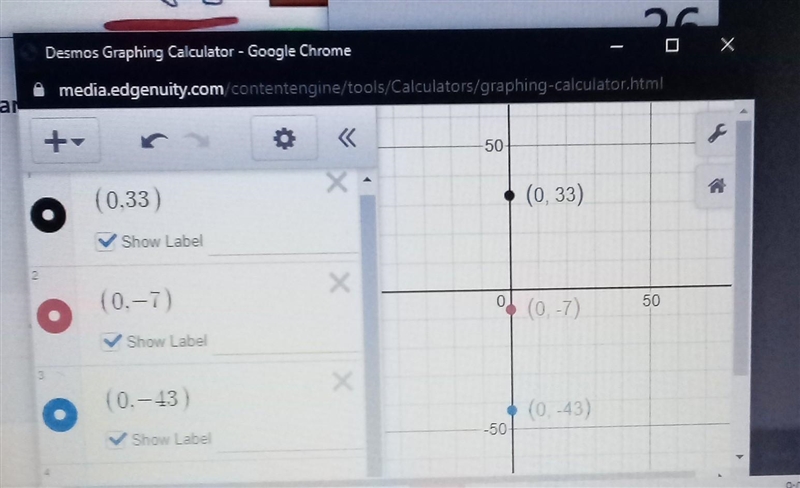 The midpoint between y and 33is -7. Find Y-example-1