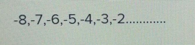 List three negative numbers that are greater than -9-example-1