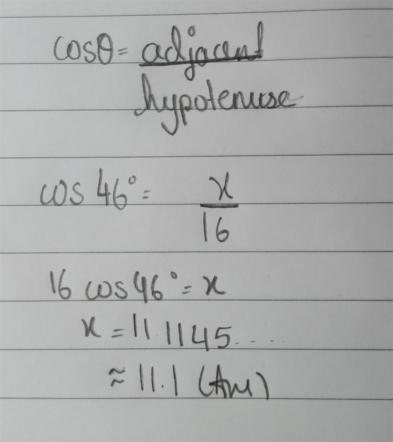 Find the length of the missing side-example-1