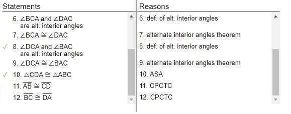 Please Help!! Given: ABCD is a parallelogram. Prove: AB is congruent to CD and BC-example-2