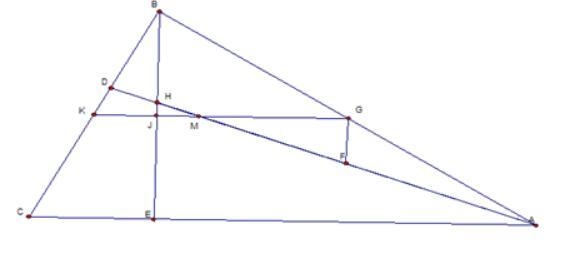 Given: BE and AD are altitudes (intersecting at H) of triangle ABC, while F,G, and-example-1