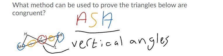 A) SSS B) SAS D) ASA E) AAS F) HL G)not congruent-example-1