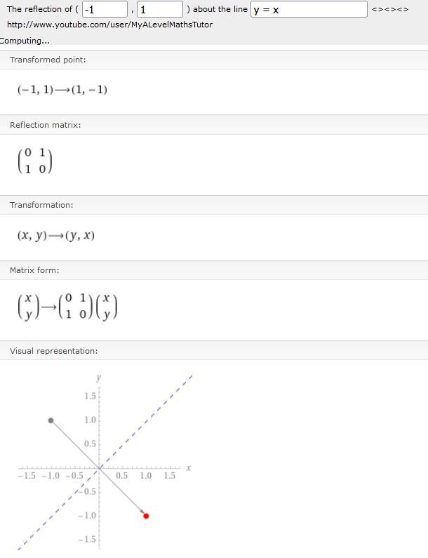 Which statement correctly identifies the line of reflection? -The triangles are reflected-example-1