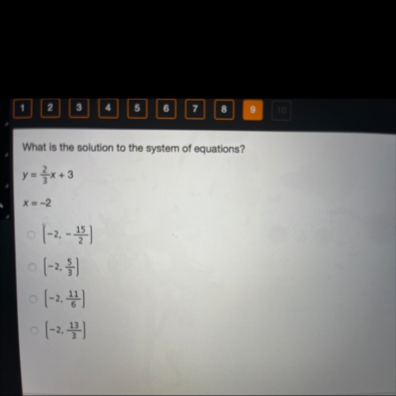 What is the solution to the system of equations?-example-1