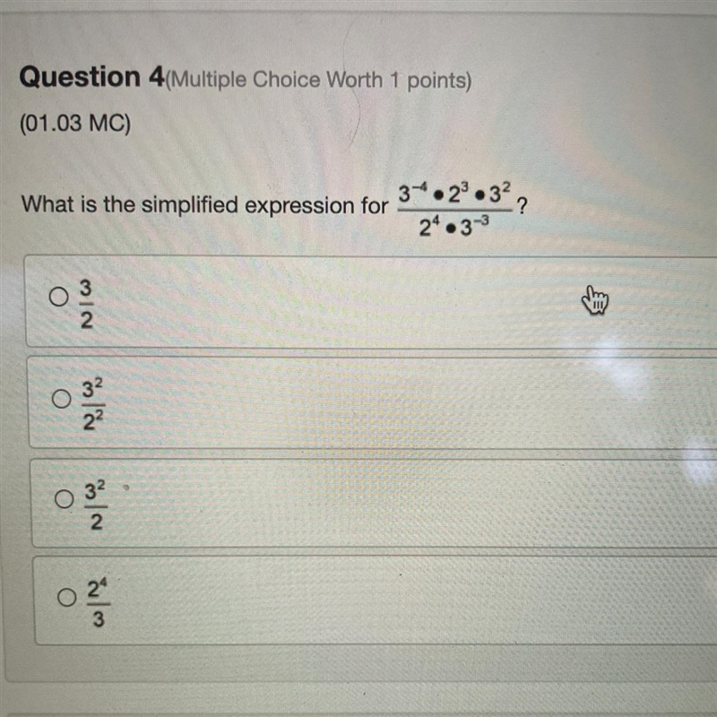 What is the simplified expression for- HURRY PLEASE-example-1