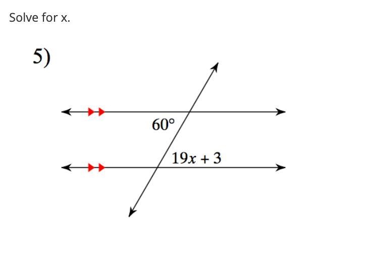 Alternate Interior, Alternate Exterior, Corresponding Angles - Show Work-example-1