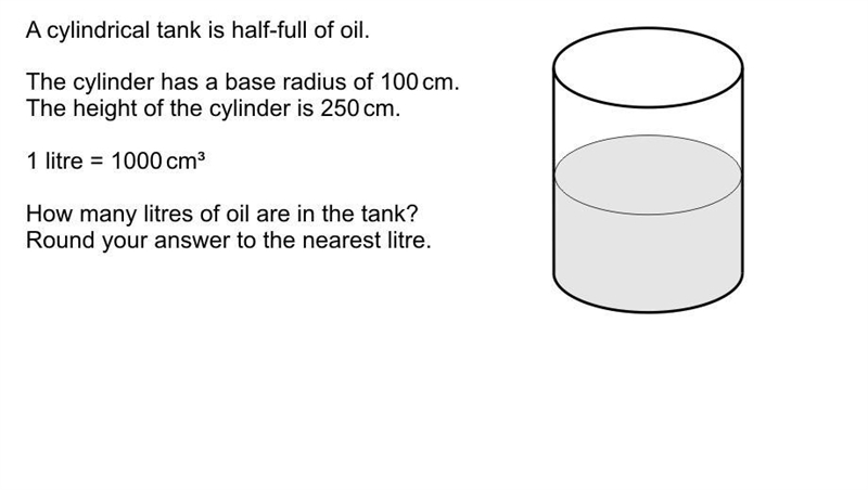 How many litres of oil are in the tank-example-1