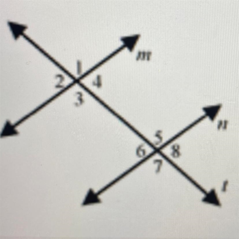 Given that m || n, explain how you know that 1 and 6 are supplementary-example-1