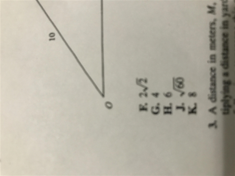 What is the answer? Given right triangle MNO below. how many units long is NO?-example-2