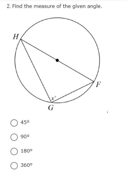 Find the measure of the given angle.-example-1