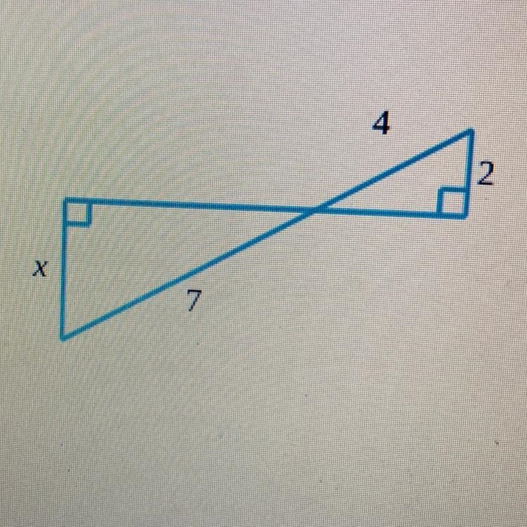 Find the length of x-example-1