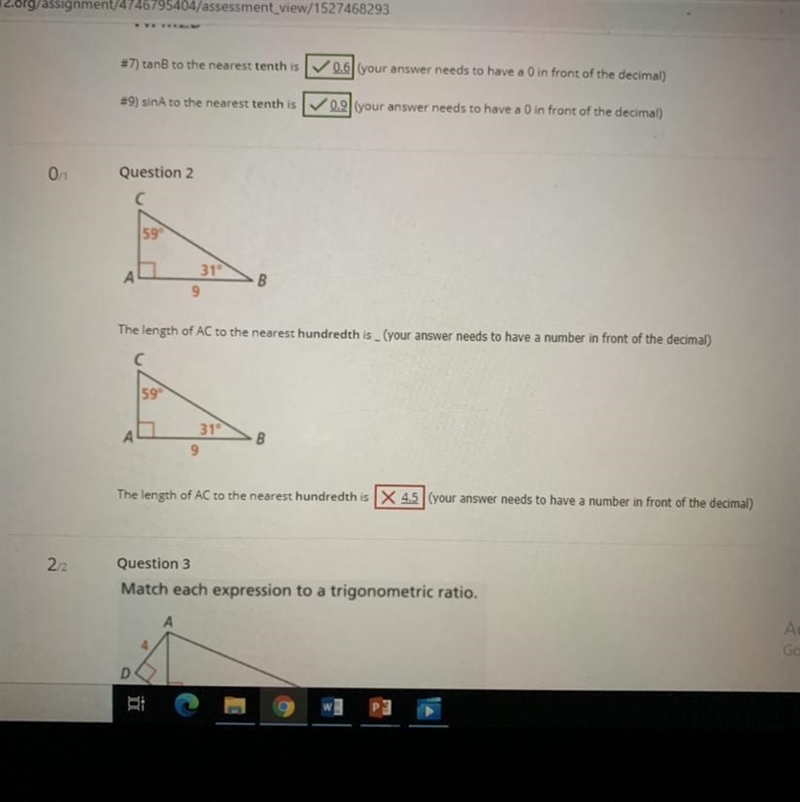 ￼the length of AC to the nearest hundredth is ____-example-1