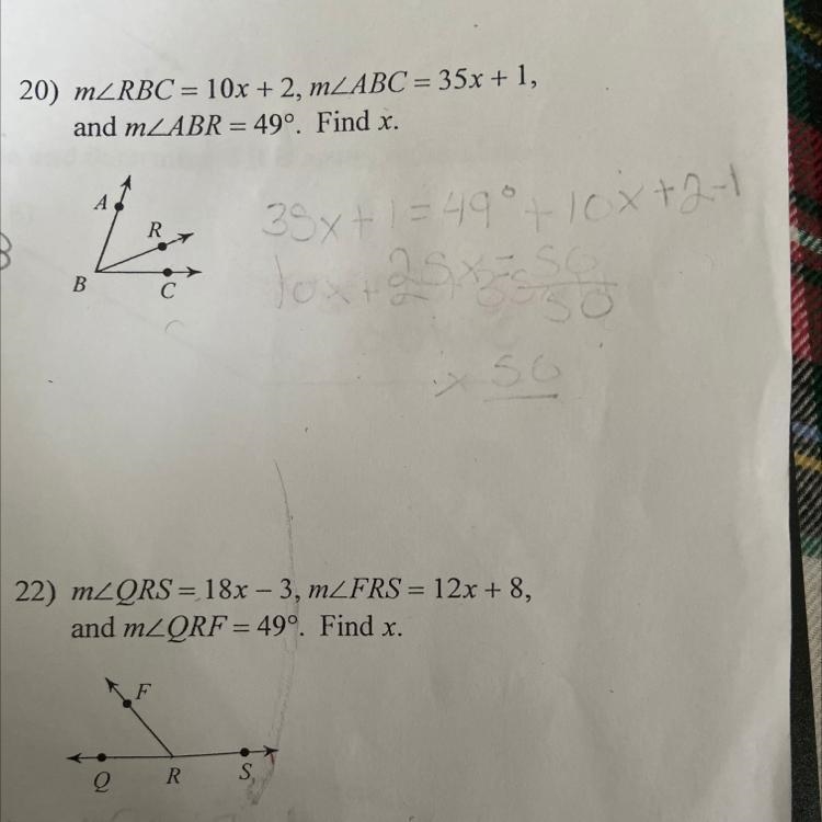 Need help with 20 and 22-example-1