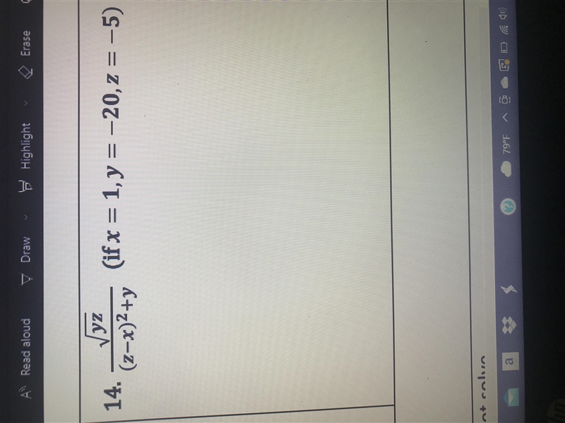 Please help! i can’t write the equation on here so look at the picture.-example-1