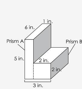 Matt says that he can find the volume of the entire figure by multiplying 3x5x6. Cassie-example-1