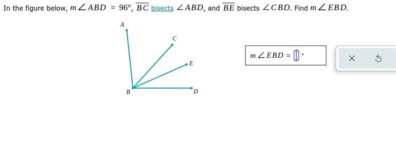 Find the measure of the angle.-example-1