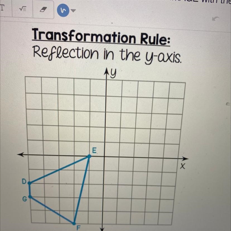 Reflection in the Y axis (geometry)-example-1