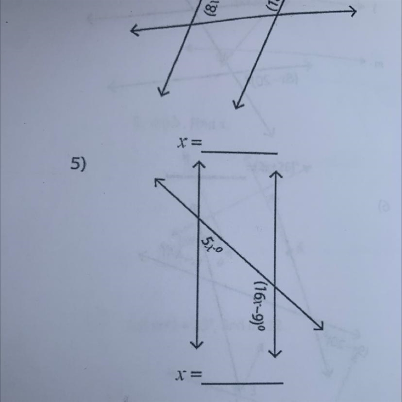 Someone help pls!! Find the value of x-example-1